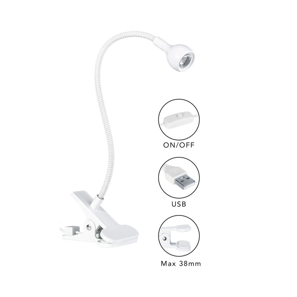 Lampka biurkowa UV LED 5W White