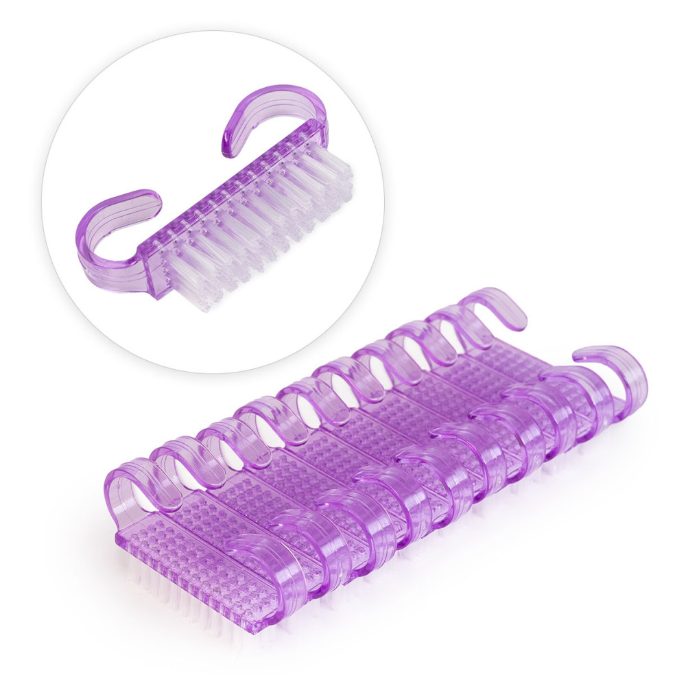 Manicure dust brush purple - 10 pcs