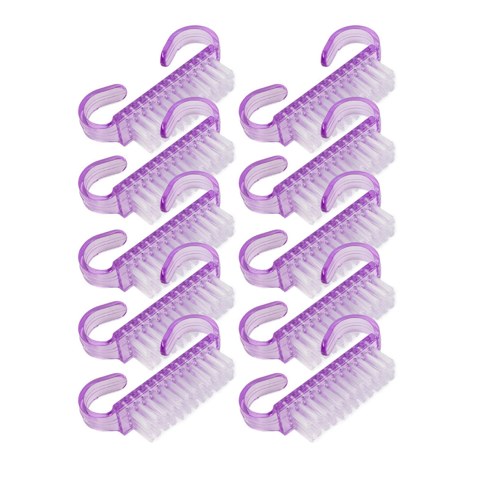 Manicure dust brush purple - 10 pcs