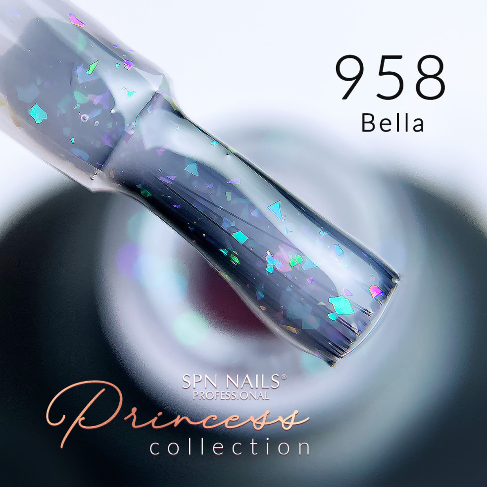 Lakier hybrydowy 958 Bella UV LaQ 8ml...