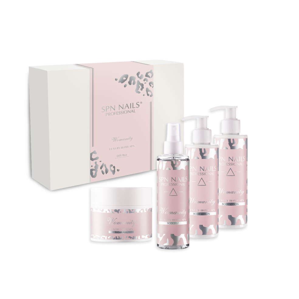 A set of perfumed SPA cosmetics in an...