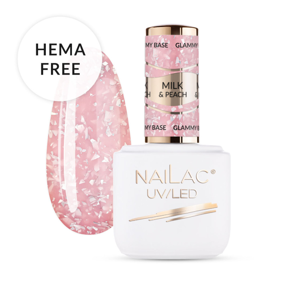 Rubber Base Glammy Base Milk&Peach...