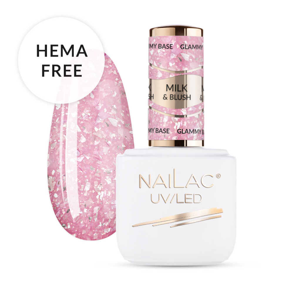 Rubber Base Glammy Base Milk&Blush...