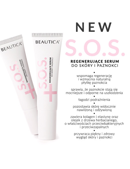 S.O.S. - Regenerujące serum do skóry i paznokci 10ml - Termin ważności 05.2026
