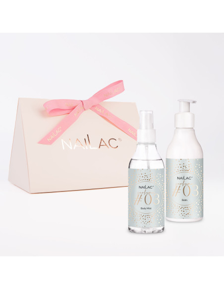 SET Nailac perfumed cosmetics: balm + body mist - fragrance #03