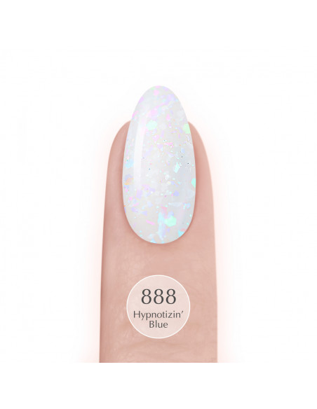 Lakier hybrydowy 888 Hypnotizin' Blue UV LaQ 8ml  - Termin ważności 06.2026