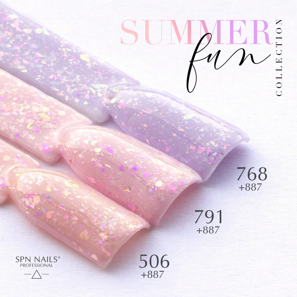 Lakier hybrydowy 887 Funny Bunny UV...