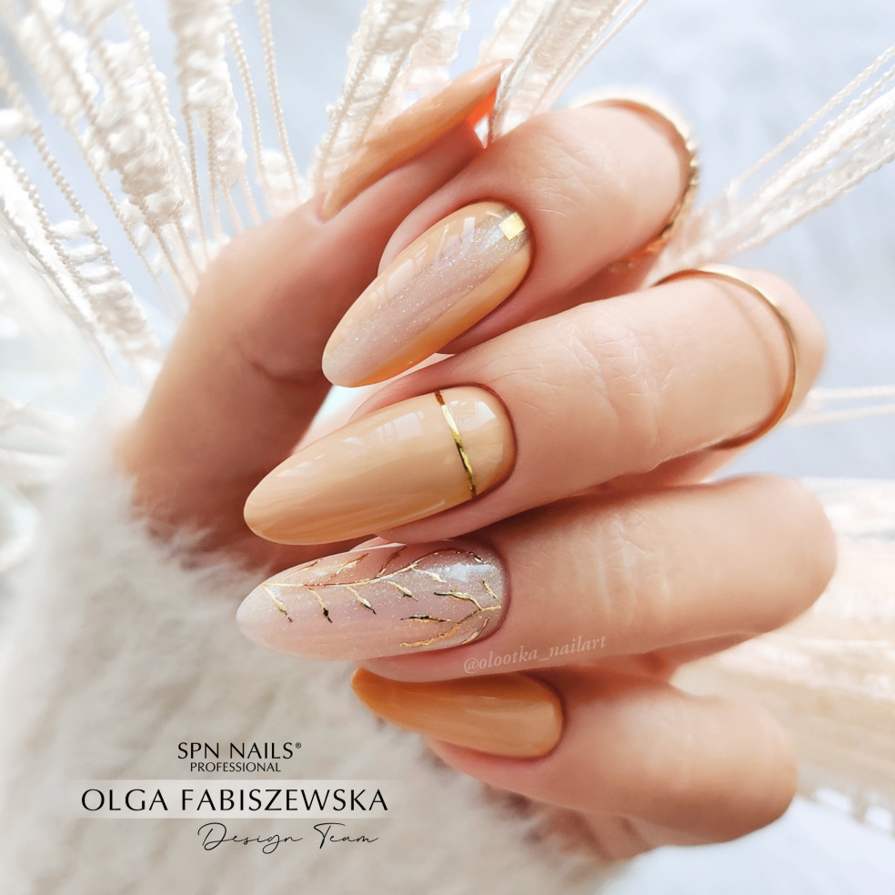 Lakier hybrydowy 917 Mono Gold UV LaQ...