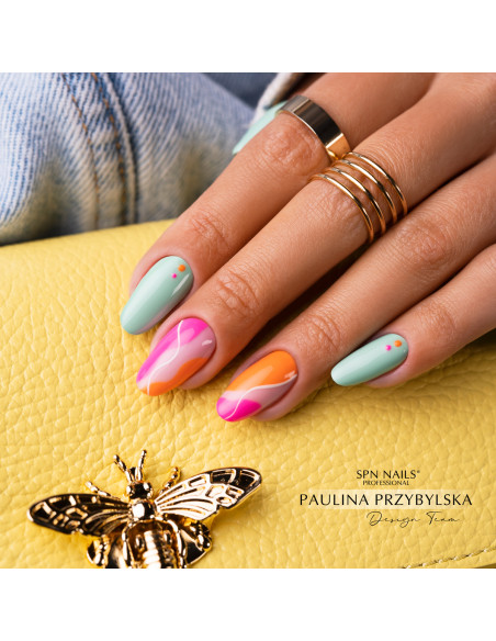 Lakier hybrydowy 963 Mint Bubble Gum UV LaQ 8ml - Termin ważności 06.2026