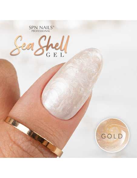 SeaShell Gel Gold 5g SPN Nails