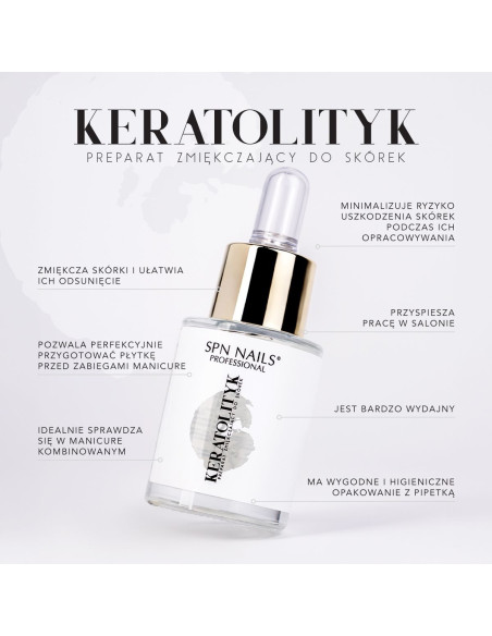 SPN Nails Keratolytic - cuticle softener 15ml