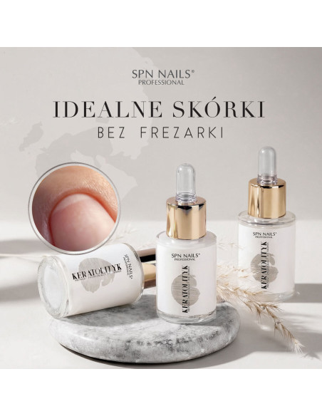 Preparat zmiękczający do skórek - SPN Nails Keratolityk 15ml