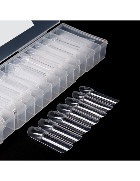 Space French Dual Forms by SPN Nails – top forms for gel and acrygel – 150 pcs.