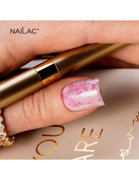 Baza kauczukowa Glammy Base Milk&Pink NaiLac 10ml