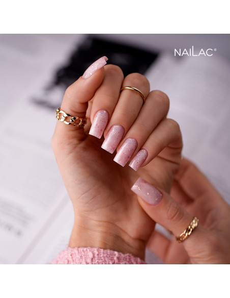 Baza kauczukowa Glammy Base Milk&Purple NaiLac 10ml