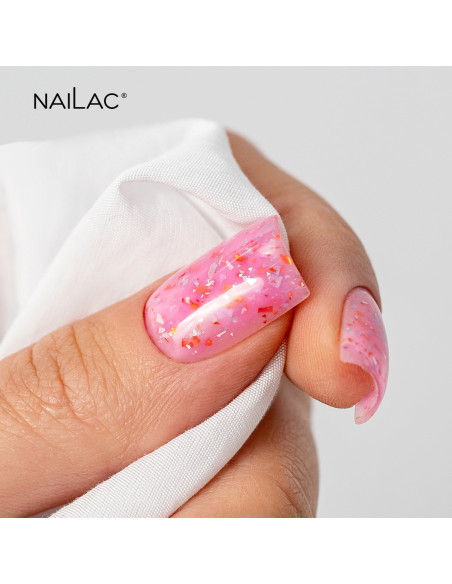 Rubber Base Glammy Base Pink NaiLac 10ml
