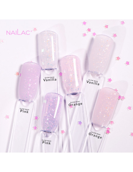 Baza kauczukowa Glow Base Pink NaiLac 10ml