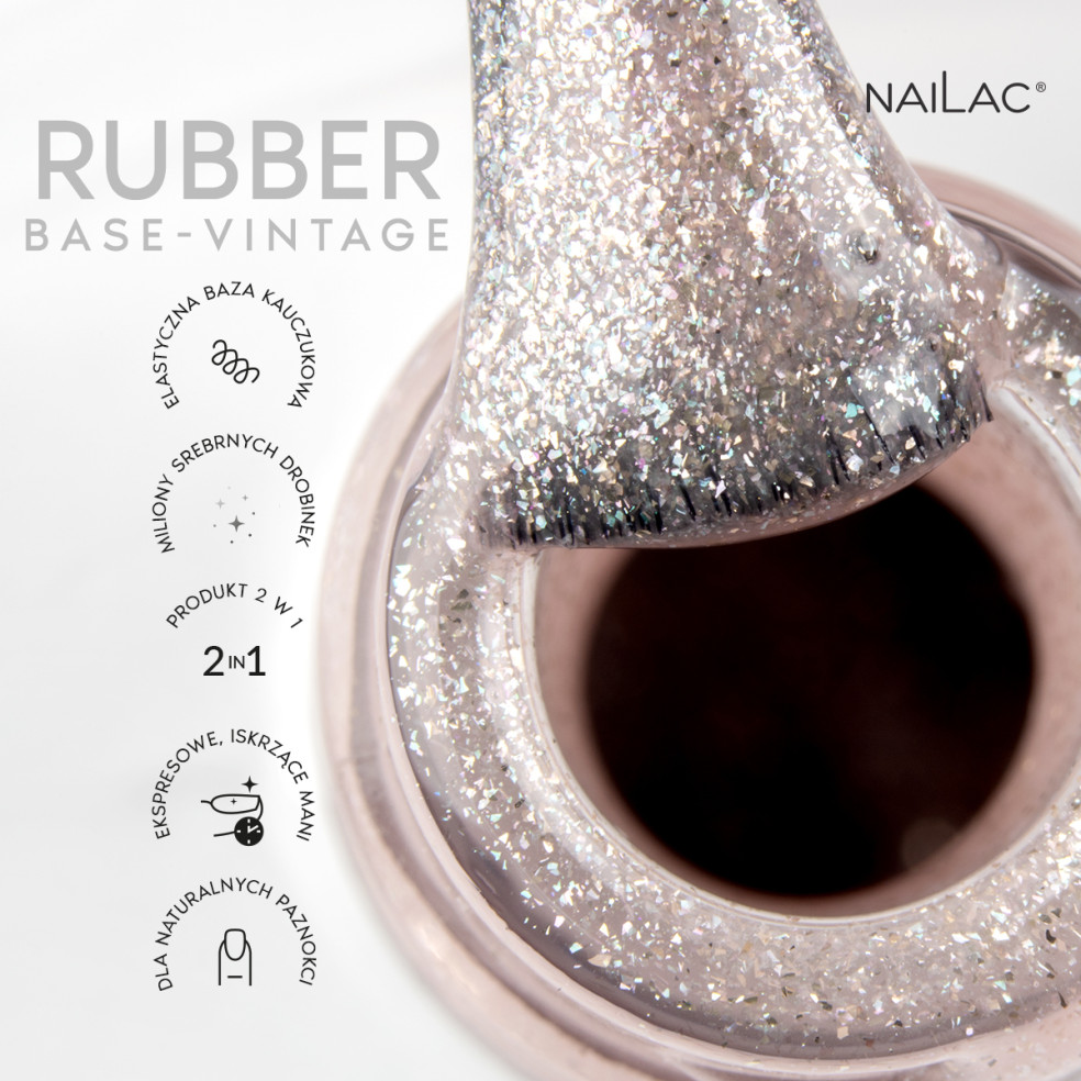 Baza kauczukowa Vintage NaiLac 10ml