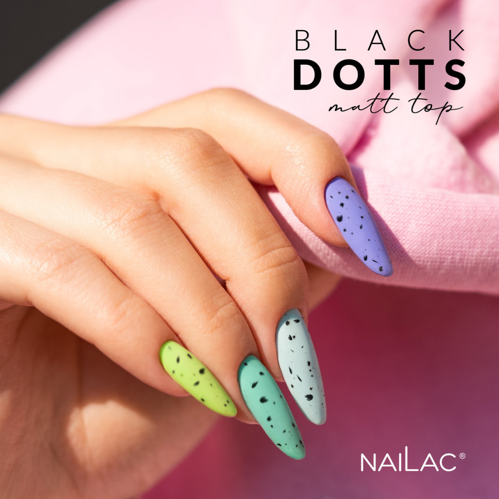 Top hybrydowy Black Dotts Matt TOP...