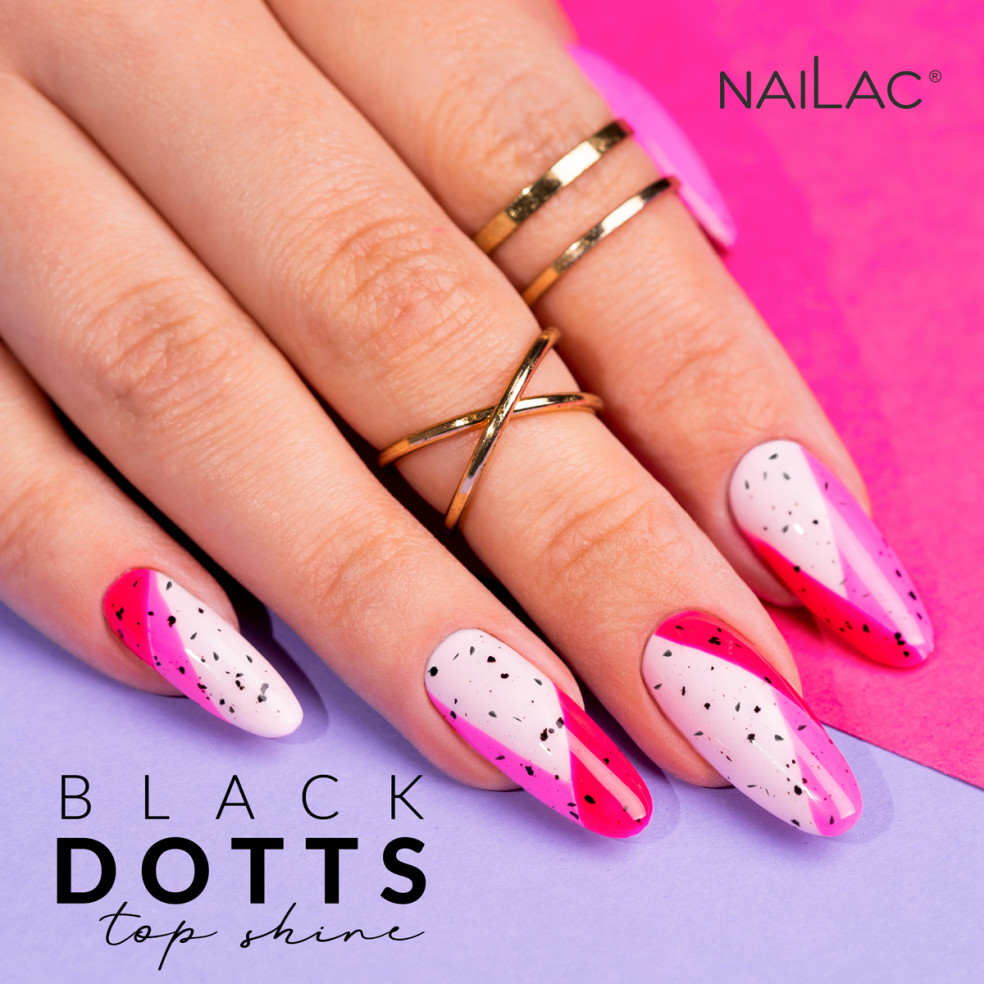 Top hybrydowy Black Dotts TOP Shine...
