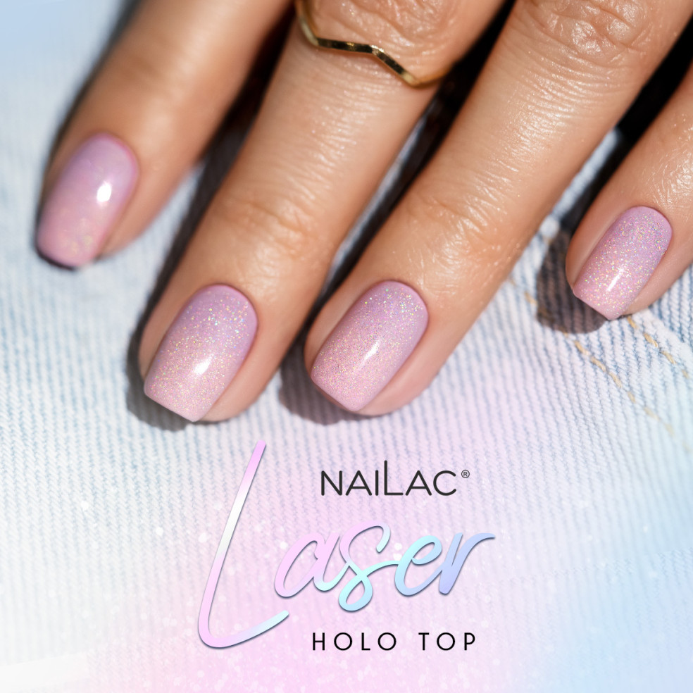 Top hybrydowy Laser Holo Top NaiLac 10ml