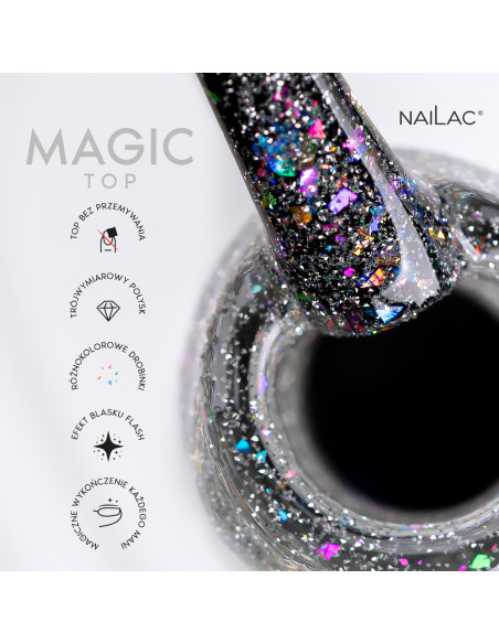 Hybrid top coat Magic Top NaiLac 10ml