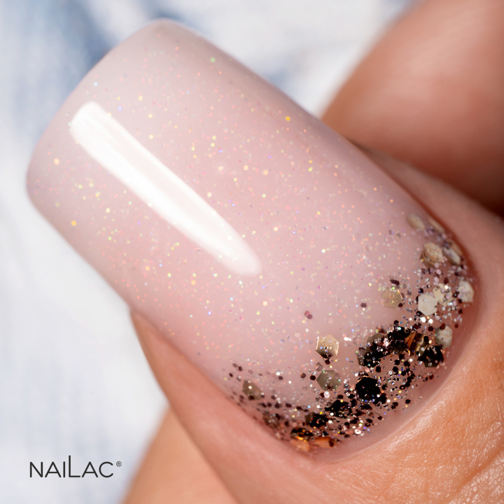 Hybrid top coat OpalX Top Blush Gold...