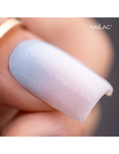 Hybrid top coat OpalX Top Blush Holo NaiLac 10ml