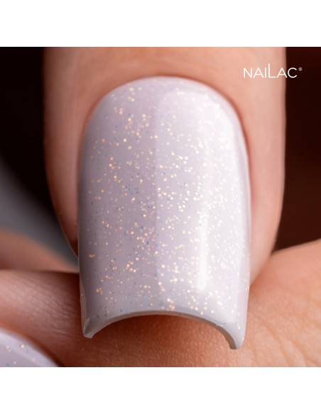 Hybrid top coat OpalX Top Milky Gold NaiLac 10ml