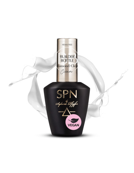 SPN Nails - Builder Bottle Cream - Diamond Clear 10ml