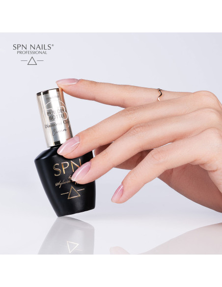 SPN Nails - Builder Bottle Cream - Diamond Clear 10ml