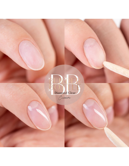 SPN Nails - Żel w butelce Builder Bottle Cream - Diamond Clear 10ml