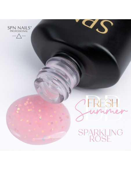 SPN Nails - Żel w butelce Builder Bottle Cream - Sparkling Rose 10ml