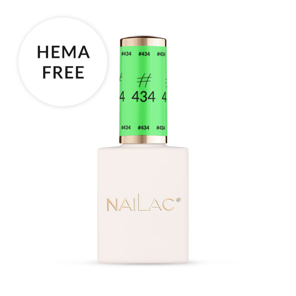 Buteleczka zielonego, neonowego lakieru #434 NaiLac