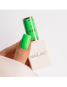 Buteleczka zielonego, neonowego lakieru #434 NaiLac 2
