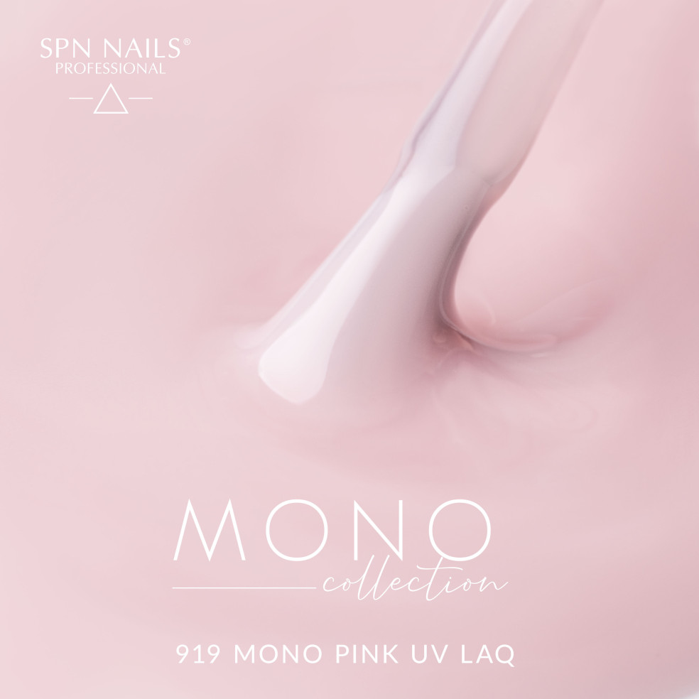 Lakier hybrydowy 919 Mono Pink UV LaQ...