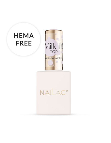 Milk It! Lavender Matcha Hybrid Top Coat NaiLac 10 ml