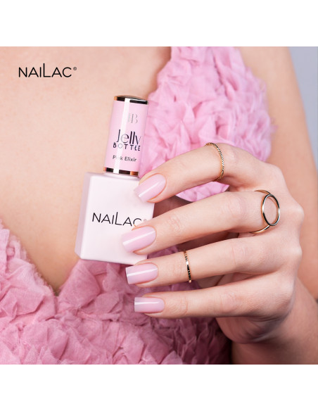 Jelly Bottle Pink Elixir NaiLac 10 ml