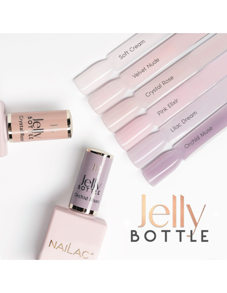 Żel w butelce Jelly Bottle Crystal Rose NaiLac 10 ml
