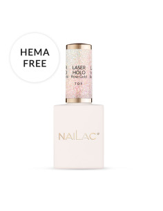 Top hybrydowy Laser Holo Top Rose Gold 10 NaiLac