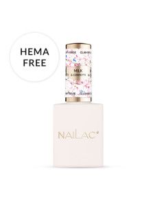 Baza kauczukowa Glammy Base Milk&Confetti NaiLac 10ml