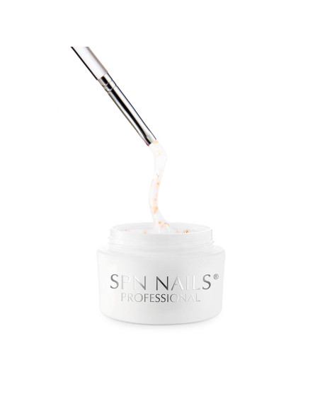 Żel budujący z drobinkami holograficznej folii MilkShake Goldie Gel 15g