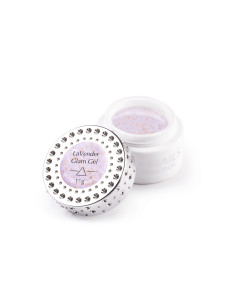 Żel budujący z drobinkami holograficznej folii LaVender Glam Gel 15g