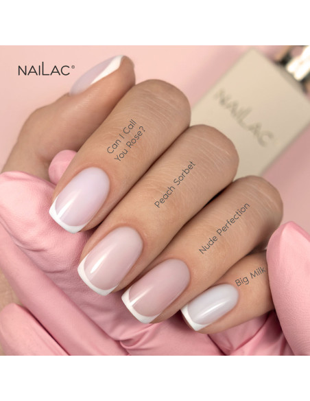 Milk It! Peach Sorbet Hybrid Top Coat NaiLac 10 ml