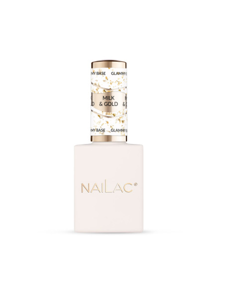 Baza kauczukowa Glammy Base Milk&Gold NaiLac 10ml