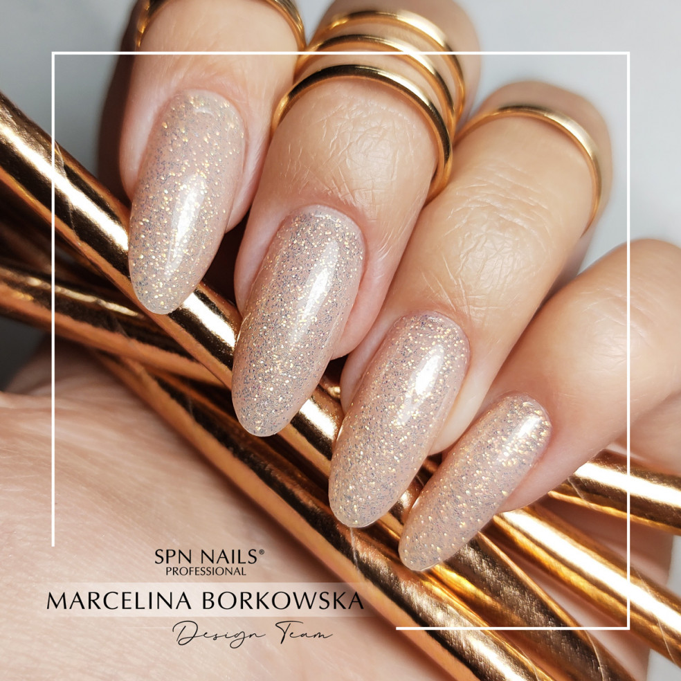 Lakier hybrydowy 681 Golden Pearls UV...