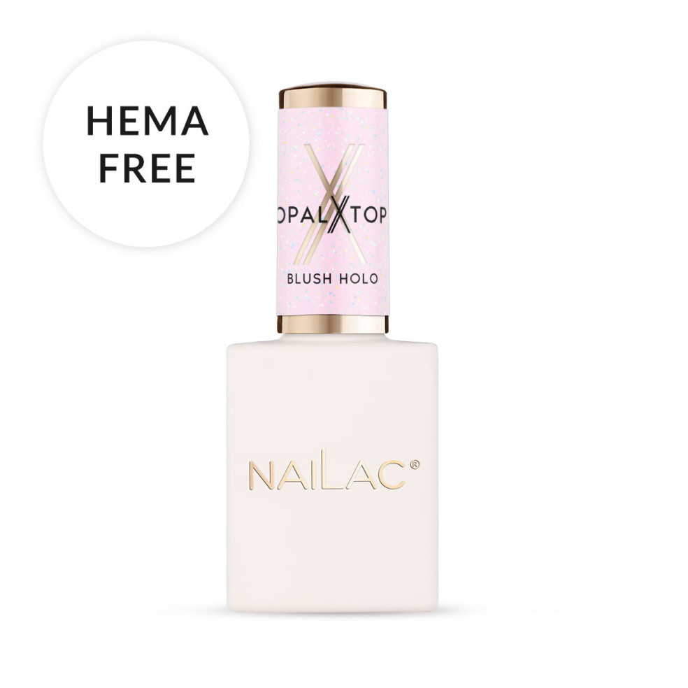 Hybrid top coat OpalX Top Blush Holo...