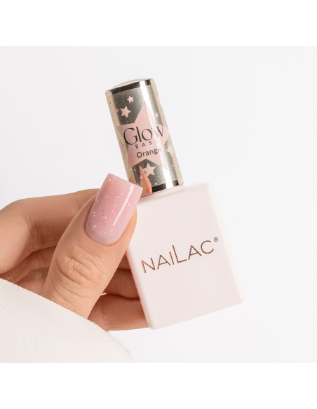 Rubber Base Glow Base Orange NaiLac 10ml