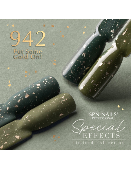 942 Put Some Gold On! UV LaQ 8ml - Expiration date 10/2026