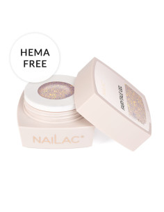 Żel NaiLac z efektem Flash w słoiczku - formuła hema-free z opalizującymi flakes  FairyTale Gel NaiLac 15g